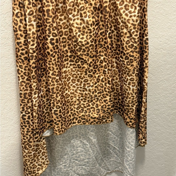 Kardashian Kollection Animal Print High Low Dress size XL - Picture 3 of 6